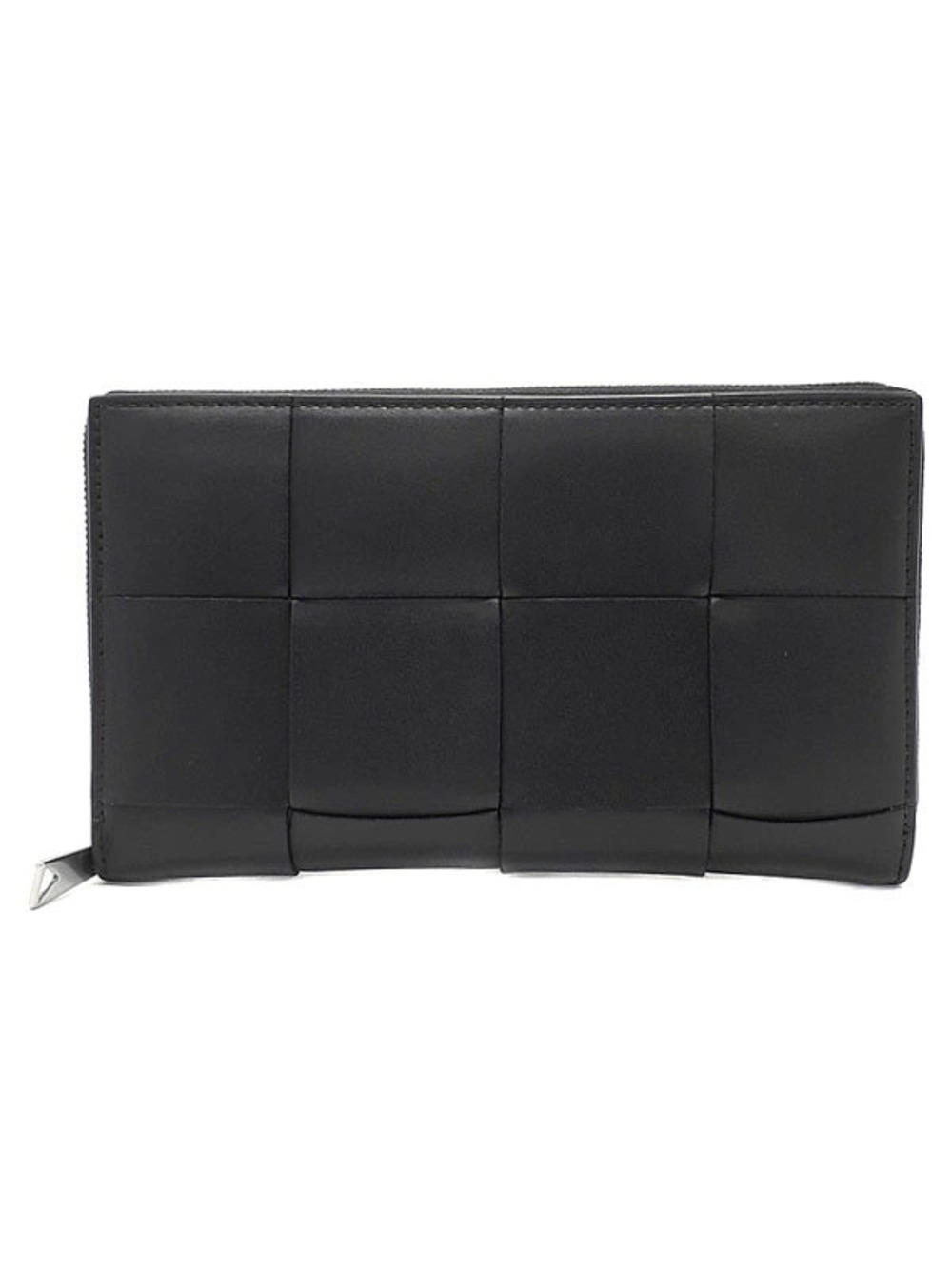Bottega Veneta Maxi Intrecciato Cassette Zip Around Wallet